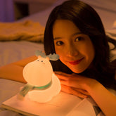 Silica Gel Lamp Bedroom Bedside Pat USB